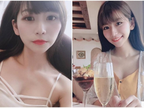 迷人活力大眼正妹！穿背心「小露酥胸」性感度爆表啊！