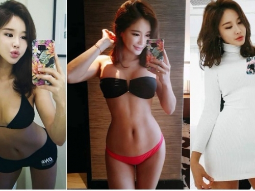 好驚人！妹子攜帶一對「深水炸彈」潛入池中，「過人乳量」滿到要溢出！