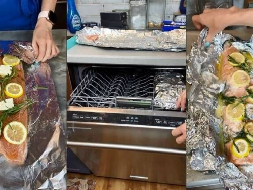 烤箱落伍了！洗碗機做出「最完美鮭魚」網驚呆