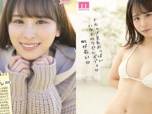「20歲可愛鄰家感F奶女孩」出道，穿制服打炮還玩3P！