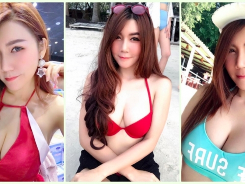火辣辣！「超胸爆乳車模」極致乳量太挑逗！誘惑的「銷魂身材」畫面迷死人…