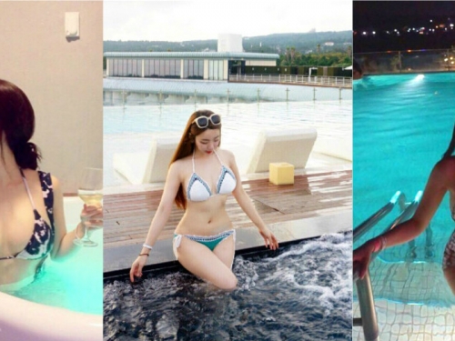 「美嫩巨乳」炸開比基尼！地心引力太強…來不及扶她一把鼻血已噴滿地