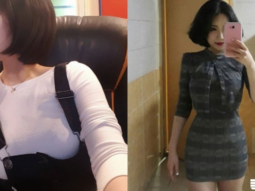 這樣無法專心工作！「巨乳女同事」上班套裝好緊繃，飽滿得「邪惡弧度」無法不偷瞄啊...