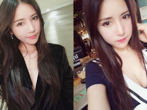 正妹nicoyy可愛容顏搭配誘人曲線，超深V畫面讓人口水狂流啊！