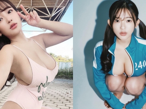 天木じゅん挺「I罩杯巨乳」玩魷魚遊戲！極品蘿莉型選手讓網友：好想跟她打！