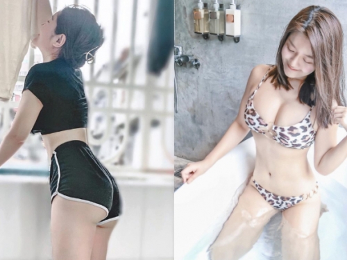 性感女孩「Judy邱比特」居家防疫忙打掃　小熱褲露出迷人微笑線