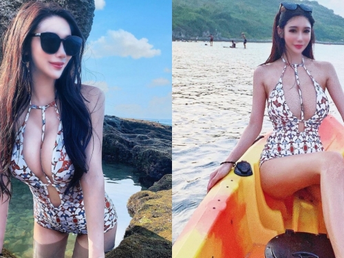 不甜不用錢！153公分小隻馬女神「沈琪琪」劃船挺巨乳，重量級Ecup真的太大！