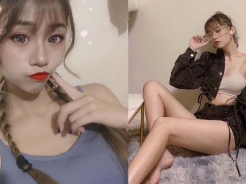 大尺度辣模 Verna 曬美腿祝 JKF 生日快樂！「高衩＋網襪」猛吸千讚