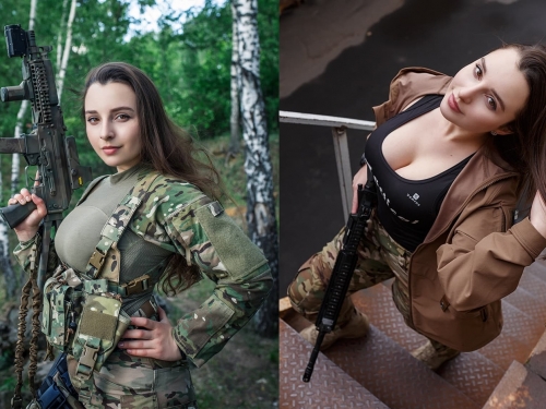 戰鬥民族無誤！俄羅斯仙女級女兵「Elena Deligioz」雪乳美尻視角超殘暴　我是敵人先軟了