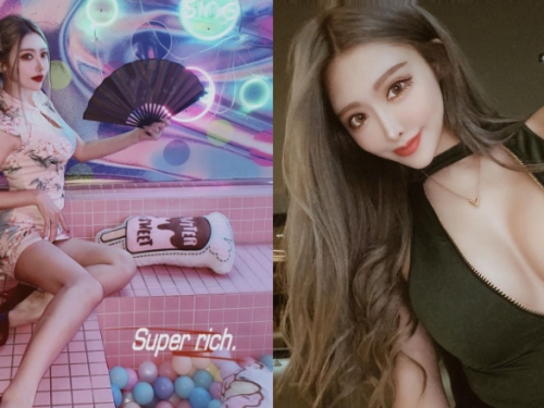 長腿女神「唐琦琦77」換上貼身旗袍展現凹凸有致的火辣曲線