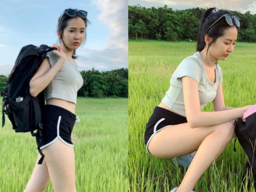 156公分小隻馬！性感甜姐「Melody」穿真理褲郊遊曬白嫩美腿，屁股蛋若隱若現超犯規！