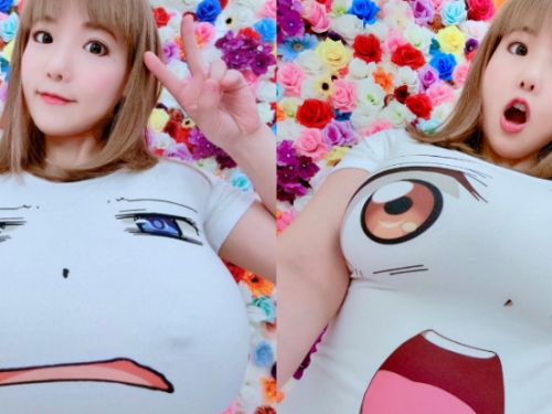 巨乳女優澁谷果歩挺K奶展現「奶顏藝」　沒穿內衣引起超立體效果