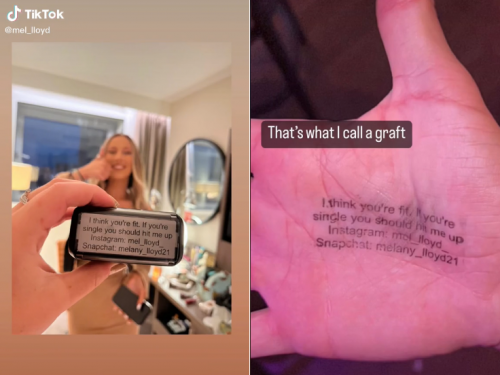 脫單新招！22歲妹子自備「搭訕印章」 1晚成功蓋到15男