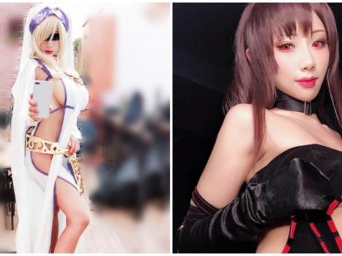哥布林殺手也能神還原？「巨乳Coser」雨波側面簍空服，完美還原色氣破錶的劍之聖女！