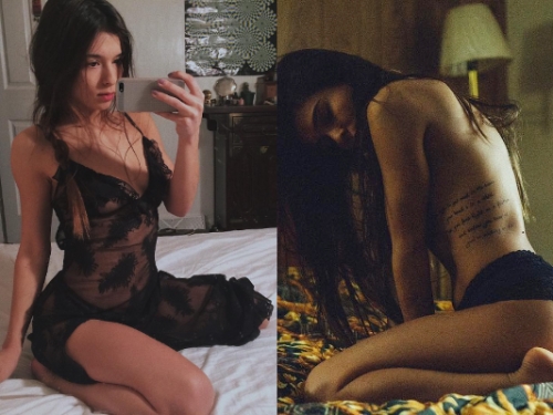 現出原形！妹子「被鏡子出賣」大腿根部線條明顯　霸氣全脫暗網尺度開啟