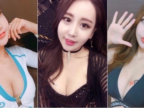 「乳力四射」美少女！爆乳深V快要看不見底…軟呼呼的肉包好美味喔！