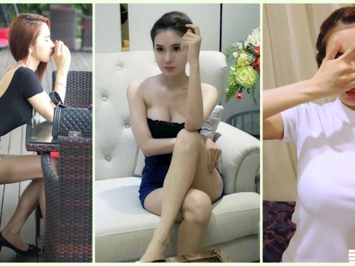 好白嫩！路邊驚見「軟萌奶妹」逆天美腿太犯規！白衣裡隱藏著「大胸器」畫面逼死人…
