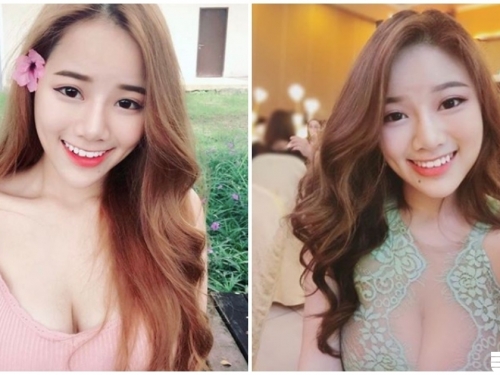 正妹喝喜酒宴「爆乳裝超犯規」！「透視的美乳」成全場焦點！