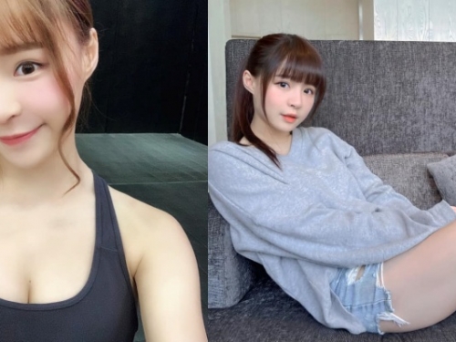耍廢穿這麼美？呆萌女神「元元」不只美乳吸睛！熱褲大秀撩人「大腿根」吸讚