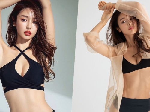 30代美乳歌姬！馬甲線正妹「完美體態超誘惑」，緊實的曲線實在太養眼！