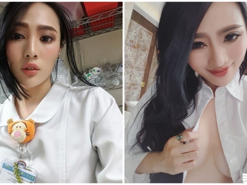 台北護理界范冰冰！大膽掀衣「外露南半球」，男病患瞬間暴增「指定找她」!