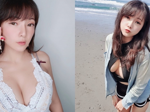 童顏什麼乳？渾圓D奶正妹「Liana 妍黎」自拍份量超足，爆乳小背心平板撐畫面好猛！