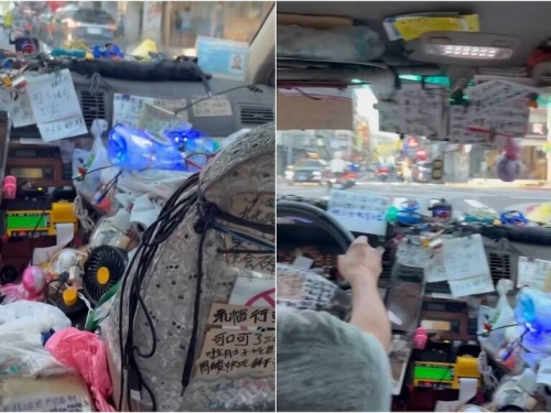 他隨機搭計程車嚇壞！ 冷氣壞掉、車內堆滿雜物還趕人