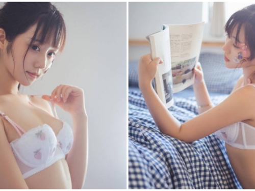 「花季少女」甜美房間寫真！白淨窗光下溫柔可愛又帶點青澀女人味的小性感！