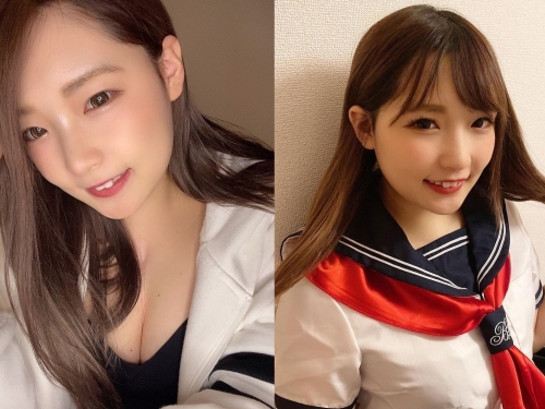 水嫩櫻花妹「もきゅ」微笑露八重齒超卡哇伊　胸前全集中「乳之呼吸」戰鬥力破表