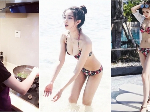 「大眼正妹老闆娘」親自下廚又下海！「美乳長腿」讓人好興奮！網：想下麵給你吃！