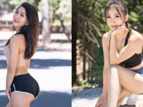 陽光小健貨「劉美伊May」極致美臀超翹挺，「猖狂S曲線」辣翻男粉視線！