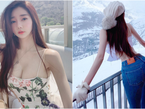 氣質美乳妹「D奶車頭燈」低胸視角太誘人！IG放送「超極品美腿」畫面有夠火辣
