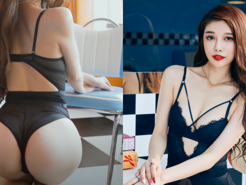 兄弟們還在等啥！性感小蜜桃「尤妝妝」獨守空閨，安慰自己享受工作也挺不錯...