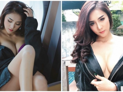 辣模超傲人爆乳上圍！躺下直接「現出深溝」，火辣畫面誘惑到受不了！