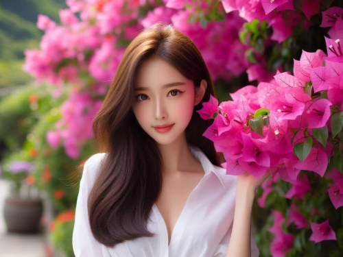 青春的妹子果然好（九重葛風格）