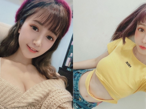 22吋纖腰正妹「甜天 Sweet」，穿短版上衣「曲線辣翻天」！