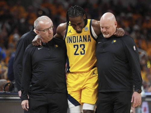 NBA季後賽》溜馬首戰救世主傷了 內史密斯G4出賽成疑