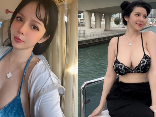 巨乳波神「Mandi香菱」跑到杜拜當辣妹！「超凶豪乳」沒在客氣露出，辣到中東去！