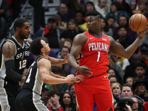 NBA／狀元威廉森處女秀22分 馬刺嚇出一身冷汗