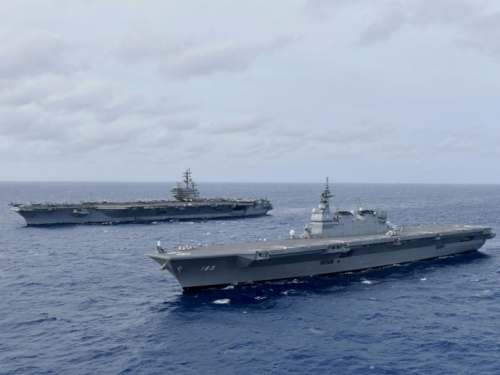 軍武新知》電磁彈射F-35C出擊？ 日本出雲改航艦概念圖曝光