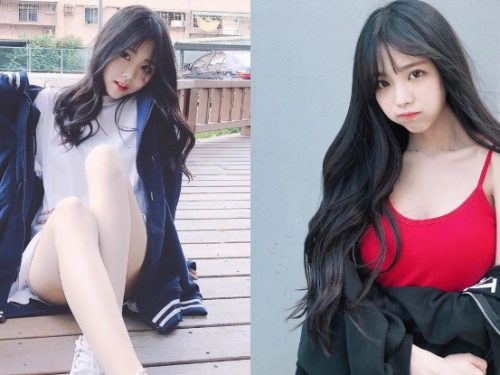 想要領養了！萌甜美少女「趙兔兔」精緻小臉細嫩無暇，伸出逆天美腿實在太驚豔！