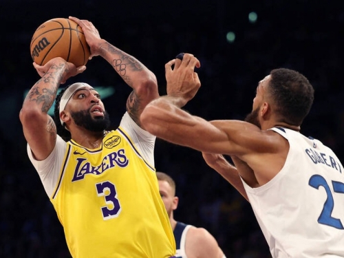 NBA》A.戴維斯繳出夢幻數據 湖人打敗灰狼開紅盤