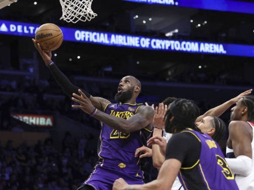 NBA》詹姆斯40歲照樣拿21分大三元 湖人賞給巫師11連敗