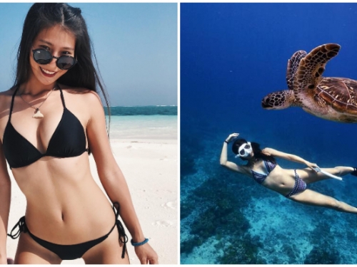 陽光性感的代言人！美人魚般的「陽光正妹」輕輕一笑就能融化整座冰山！