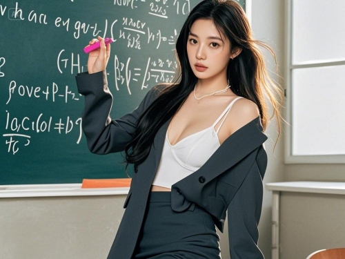 The female teacher must listen to what she says.
