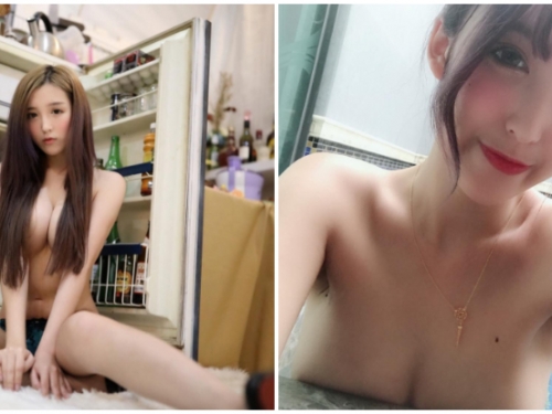 總統不要著涼了！性感小惡魔「蔡瑛紋」一絲不掛在冰箱前偷吃消夜！