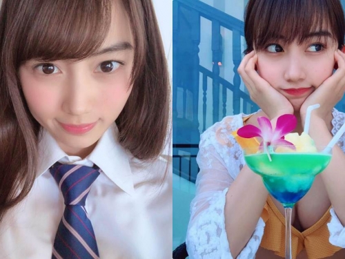 神的美少女！混血嫩模「黒木ひかり」顏值超高，喝飲料時「暗藏兇猛深溝」！