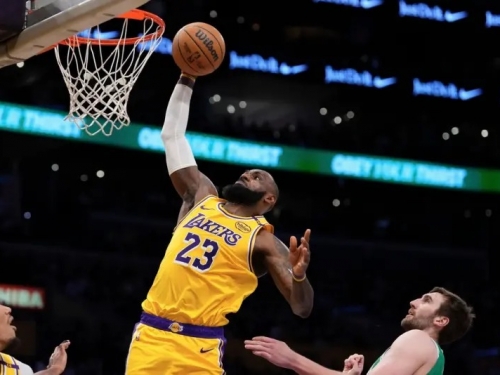 NBA》湖人117：96主場打爆塞爾提克！LeBron James攻下20分14籃板