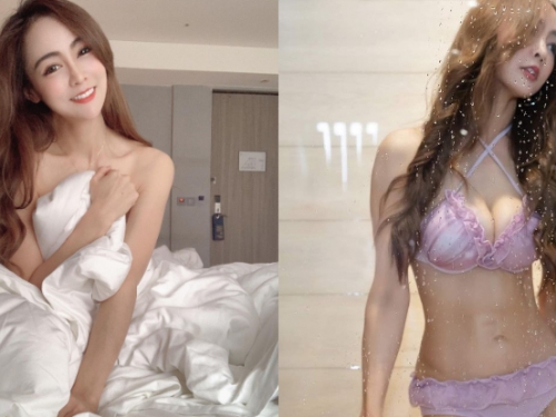 性感Dancer「蔡小佩」巨大猛乳炸開比基尼，淘氣沐浴讓粉絲超活血！