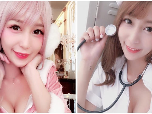 粉紅色泡泡怎麼能這麼辣！「性感少女Coser」羋夢角色扮演解放好身材